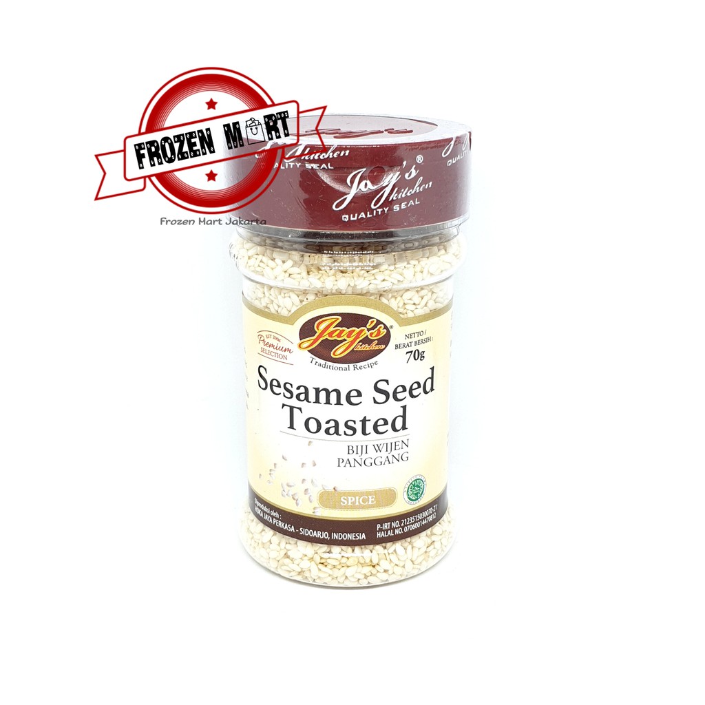 JAYS / JAY'S SESAME SEED TOASTED 70GR / BIJI WIJEN PANGGANG