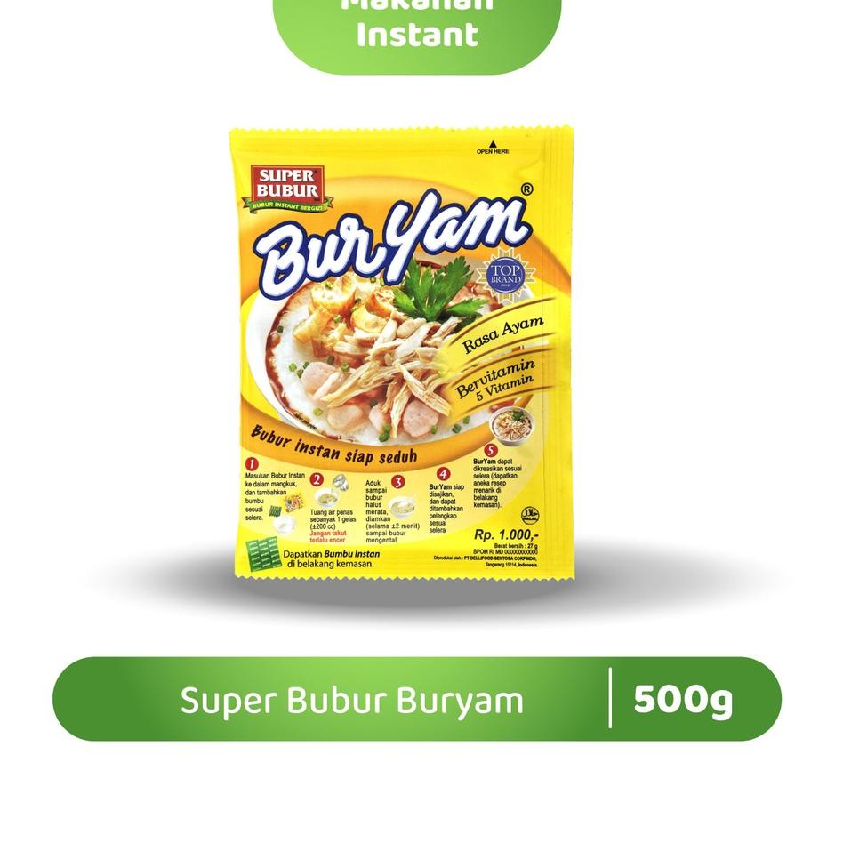 

L&O04 Super Bubur Buryam Rcg 10 Pcs berat 22 Gr