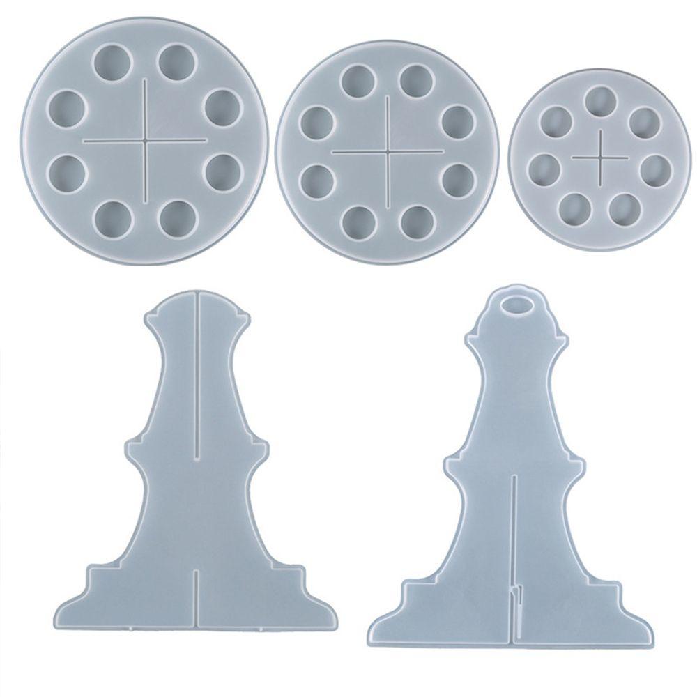 Preva Cetakan Resin Ornamen Rumah Cetakan Silikon Crystal Dessert Tray