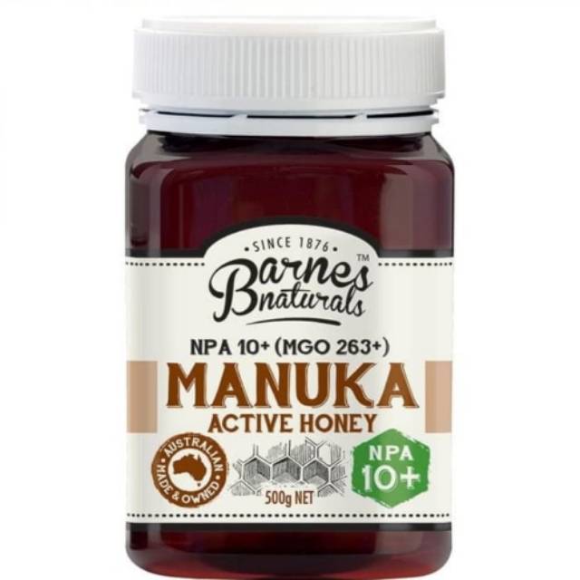 

Barnes Natural Manuka Honey NPA 10+ 500gr original Australia Aussie