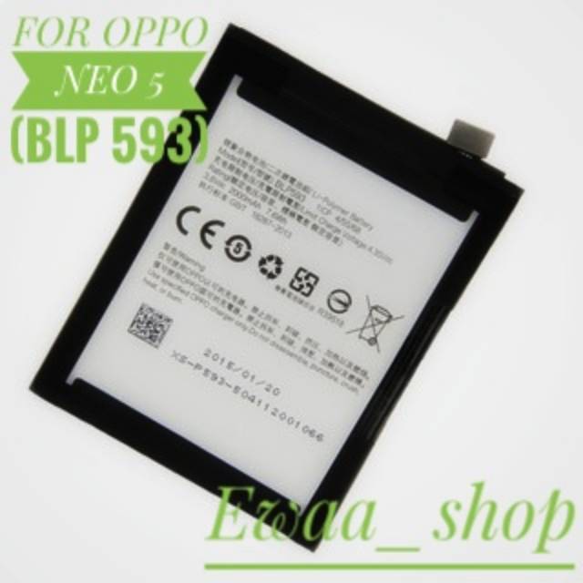 BATTERY BATERAI BATRE OPPO NEO 5 (BLP 593) ORIGINAL