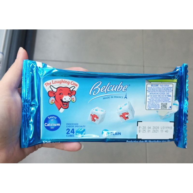 

Keju Belcube Cheese Spread 125 gr - The Laughing cow - Belcube Keju Bayi MPASI 24 kotak