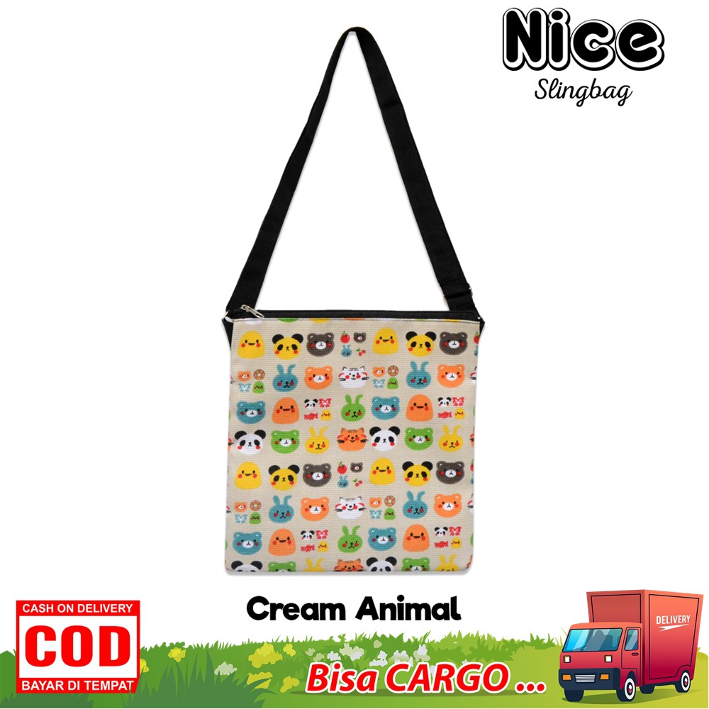 Nice Baby Sling Bag Medium Tas Selempang Praktis untuk Jalan-Jalan
