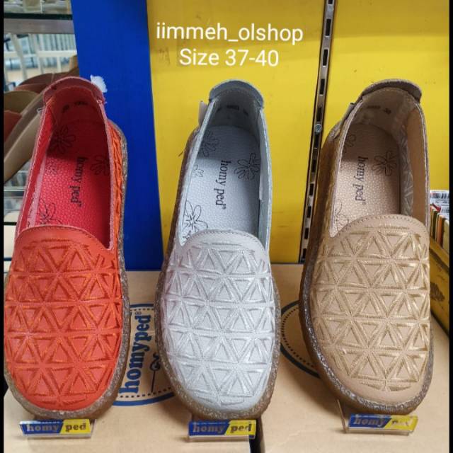 Sepatu casual loafers wanita homyped