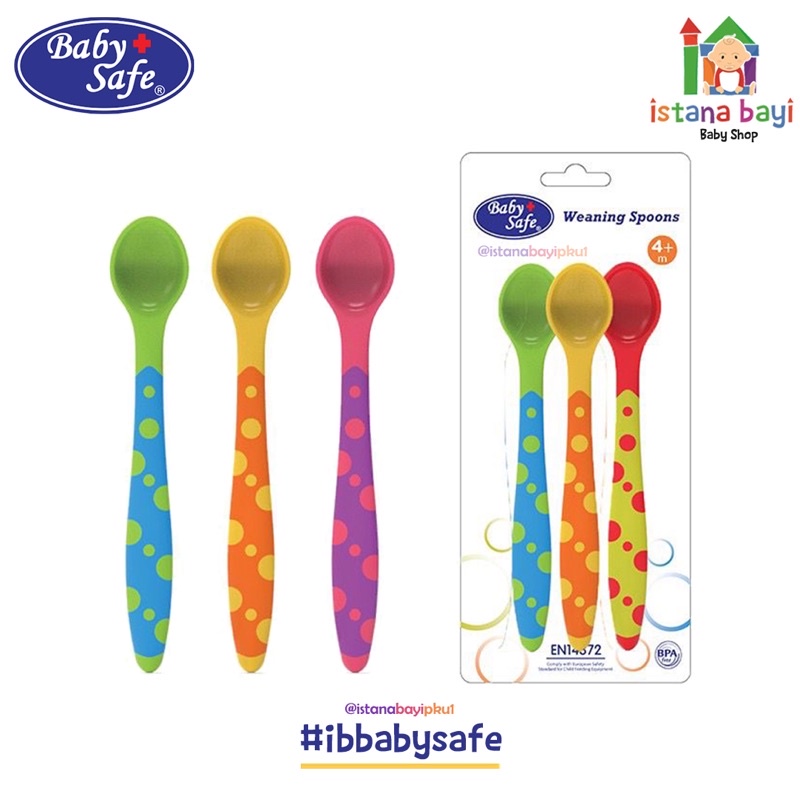 Baby Safe Weaning Spoon BS351 - Sendok makan bayi