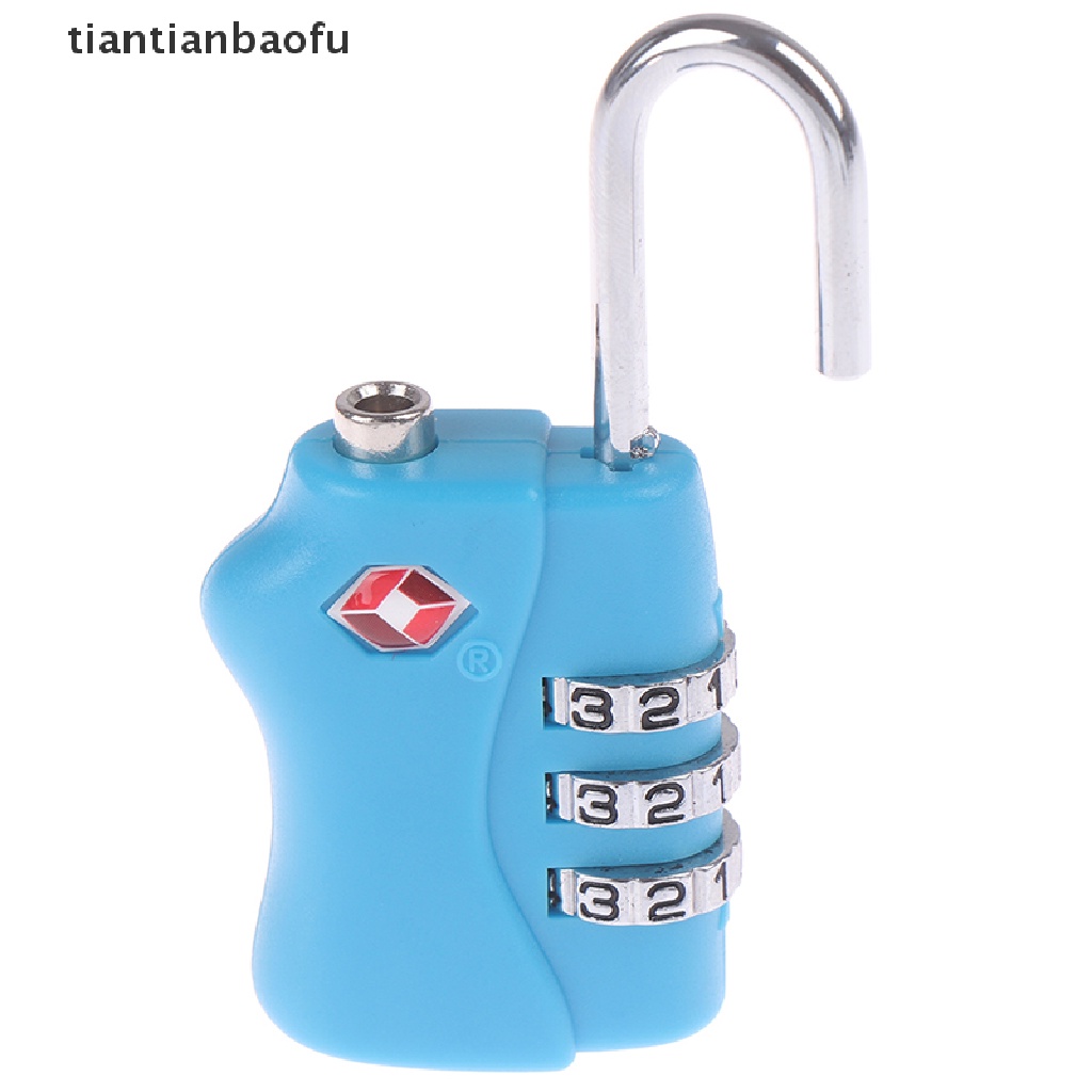 [tiantianbaofu] TSA 3 Digit Combination Lock Travel Lock Luggage Bag Padlock Boutique