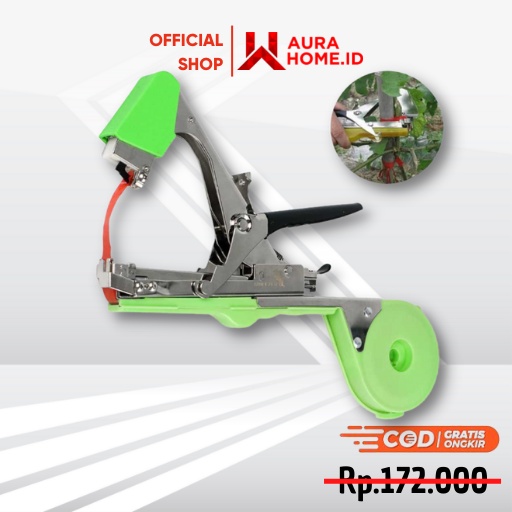 Alat Lakban Tanaman Plant Tape Tool Tapener Machine / Alat Pengikat Tanaman Merambat Lanjaran Tanama