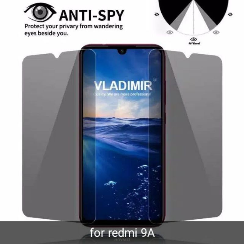 anti gores kaca spy redmi 9a tempered glass spy redmi 9a screen protector