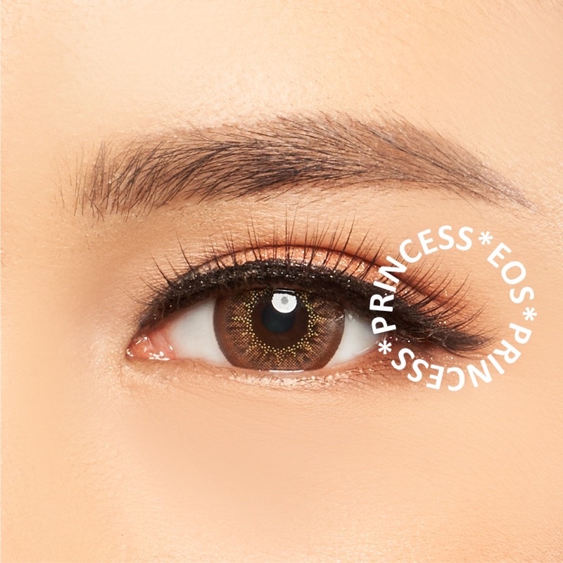 Softlens EOS Luna Brown / Coklat Normal Minus Beda Minus