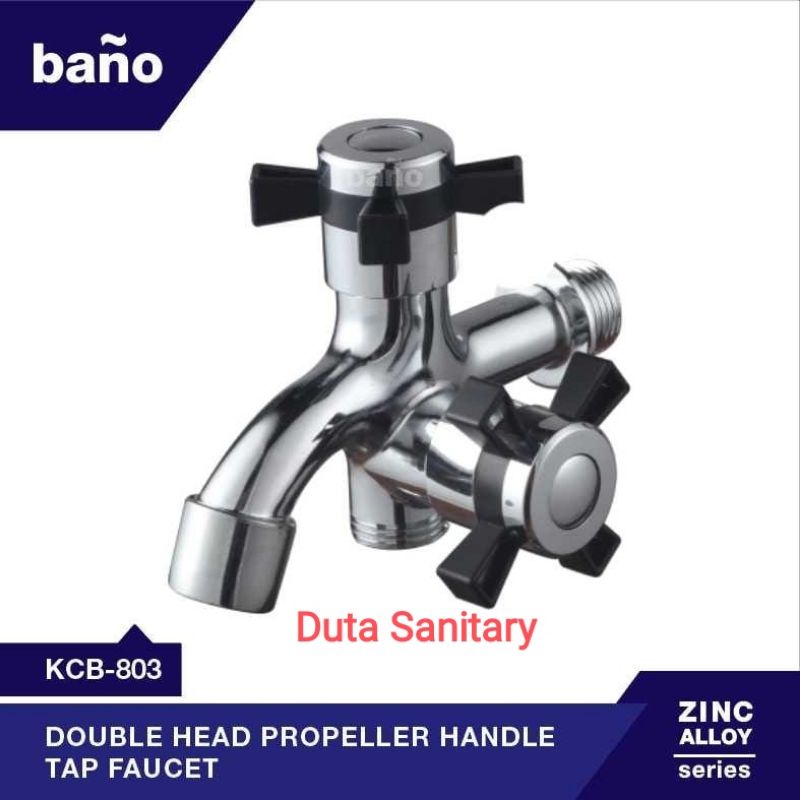 Kran Cabang Murah Model Baling/ Kram shower Mandi/ Kran Double