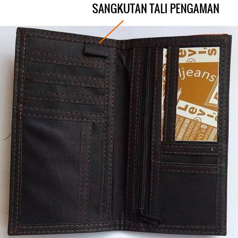 FREE BOK!! DOMPET PRIA UKURAN PANJANG DISTRO ORIGINAL - DOMPET PRIA DISTRO MURAH