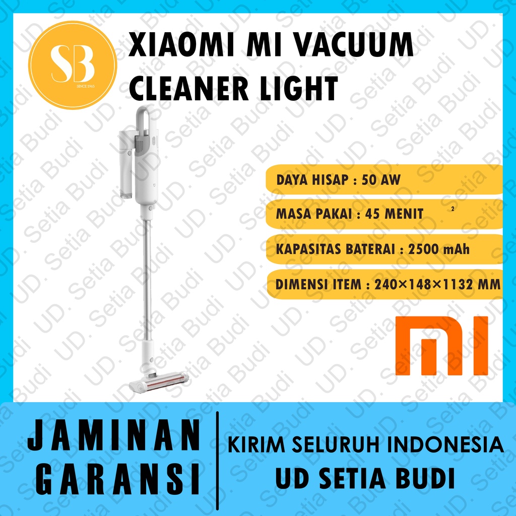 Xiaomi Mi Vacuum Cleaner Light Filtrasi 3 Langkah