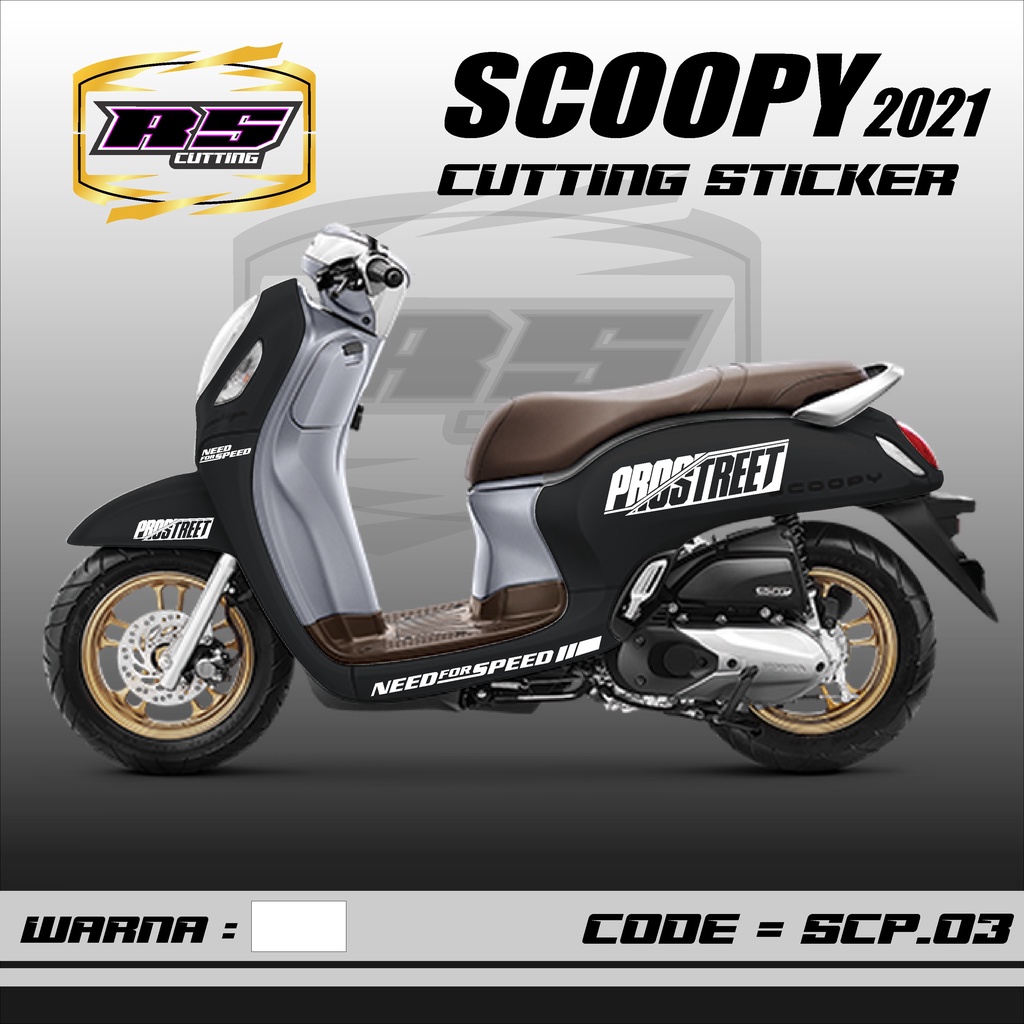 Cutting stiker motor scoopy all varian - Aksesoris Motor Honda Scoopy Prestige List Variasi Cutting 