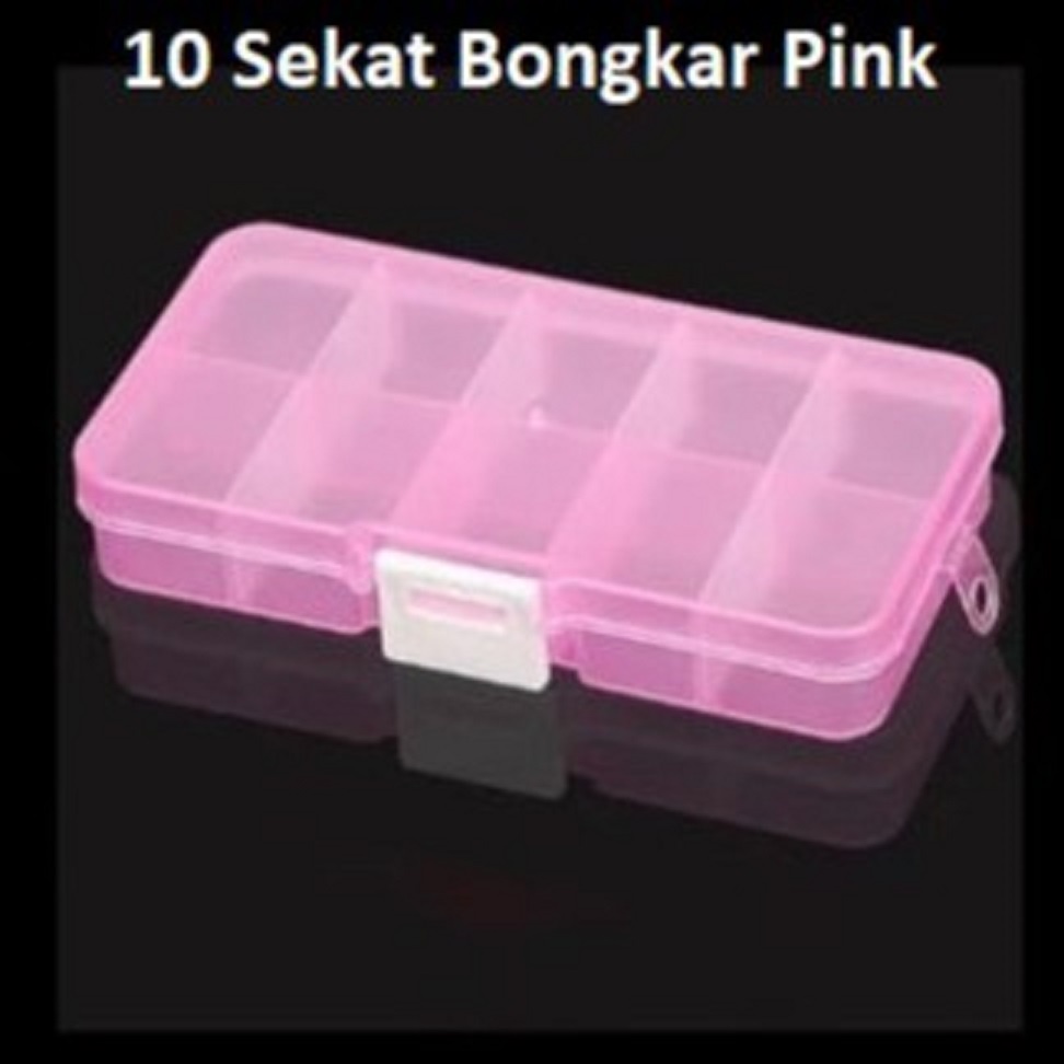 Kotak Obat Perkakas Sekat /Kotak Perhiasan / Kotak Serbaguna 6, 8, 10, 12 sekat