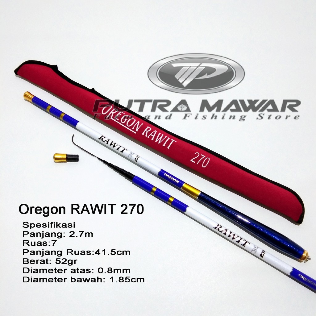 Joran Tegek Oregon Rawit 270 cocok untuk mancing wader dan ikan kecil