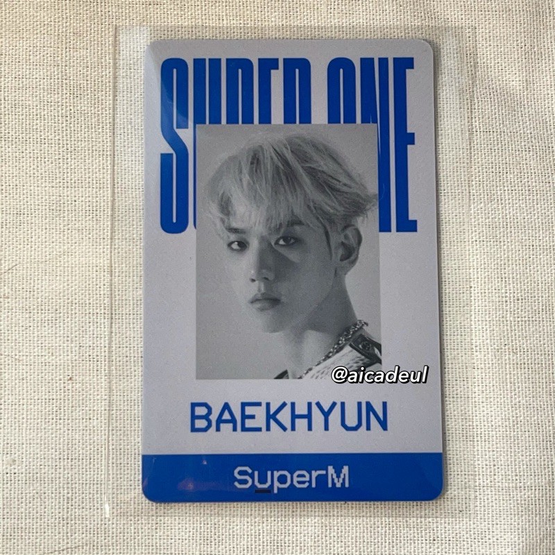 ★ ID baekhyun SuperM - Super One US ver ★
