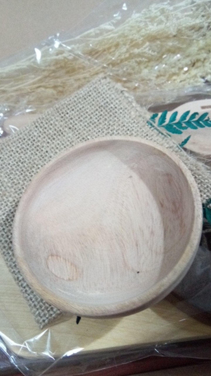 Artsy Studio Mangkok Kayu  Mahoni Wooden Bowl Premium