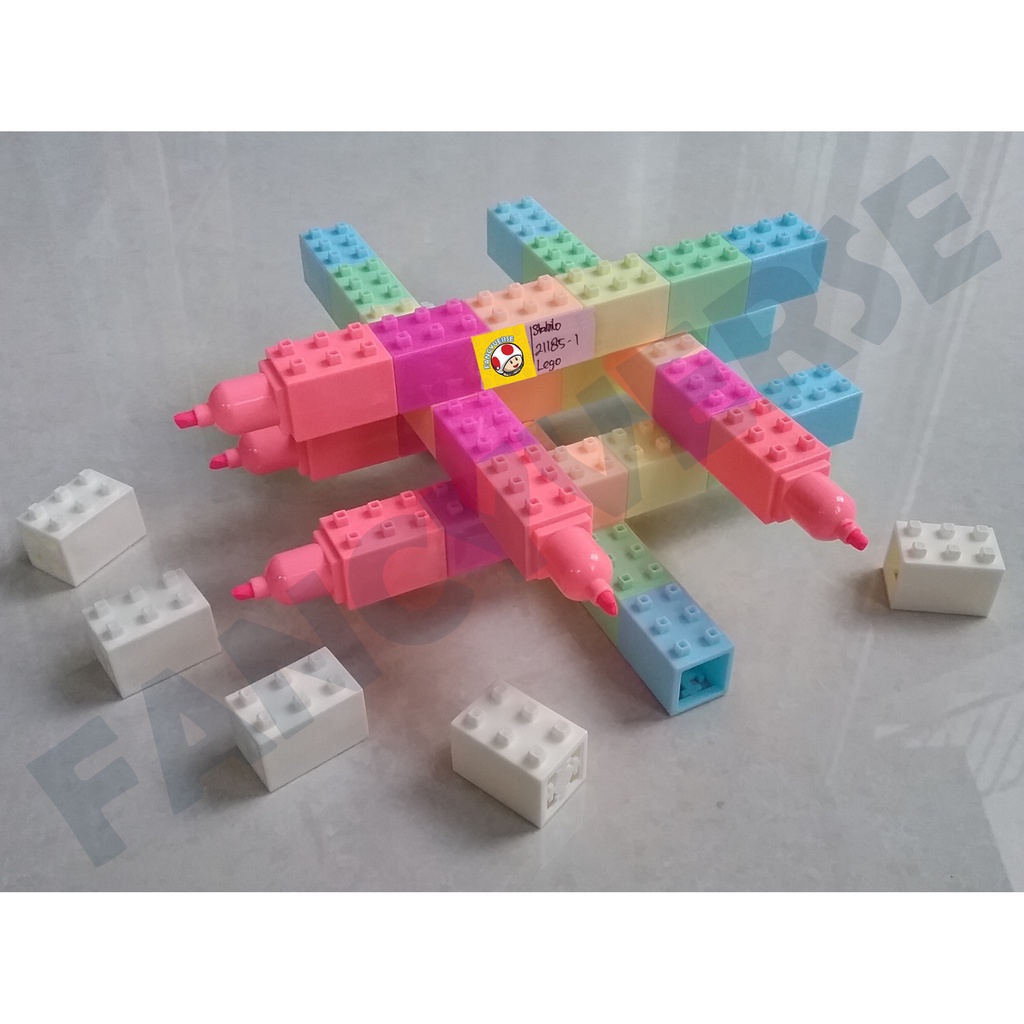 

Highlighter Pen Mini Susun Lego 6 Warna (21185-1) / Textliner