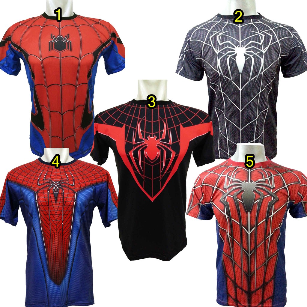  kaos  superhero spiderman amazing homecoming venom  black 