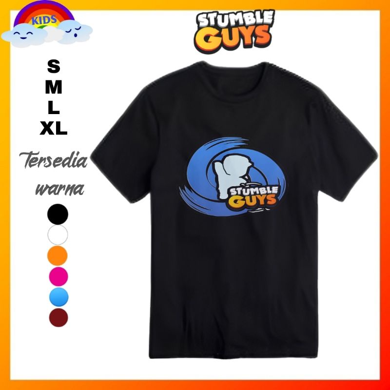 Stumble guys guy baju kaos shirt distro Anak stumble guys guy kaos stumble guys guy/Baju stumble guy