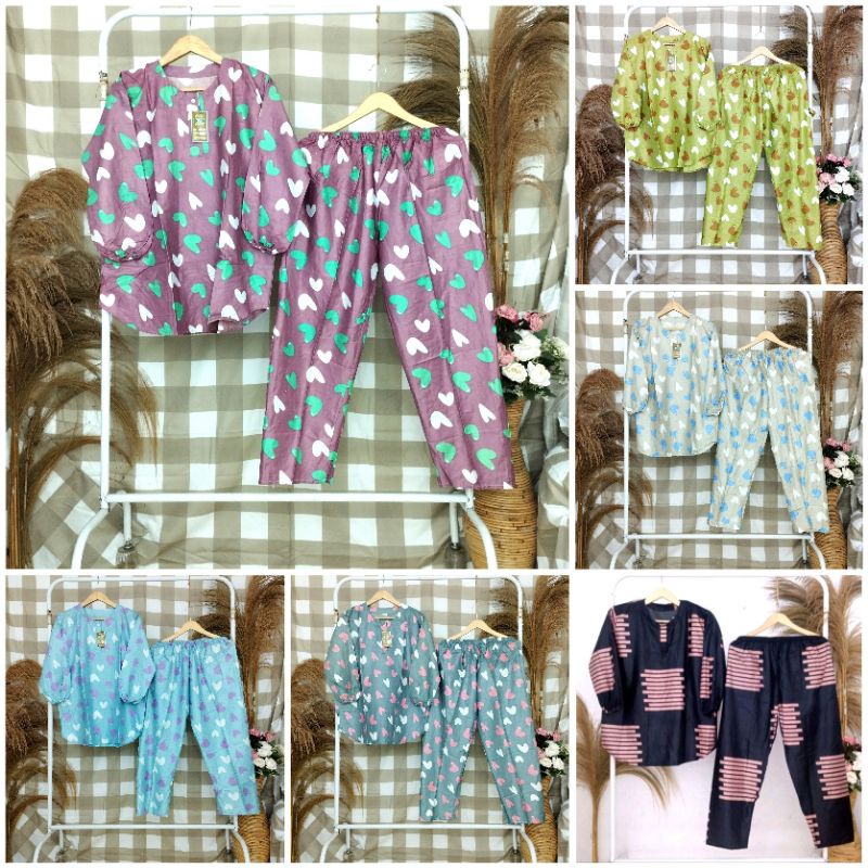 One set tie dye dewasa lengan panjang