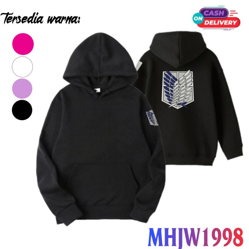 hoodie anak aot attack on titan anime/jaket anak aot attack on titan/sweater anak aot attack ontitan