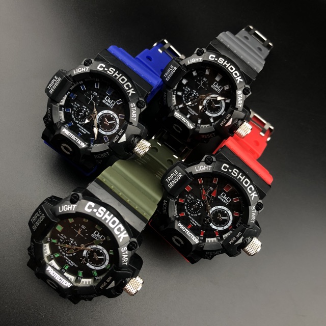 ［Ready Stock］Jam tangan sport jarum Anti AIR C-SHOCK  S1066