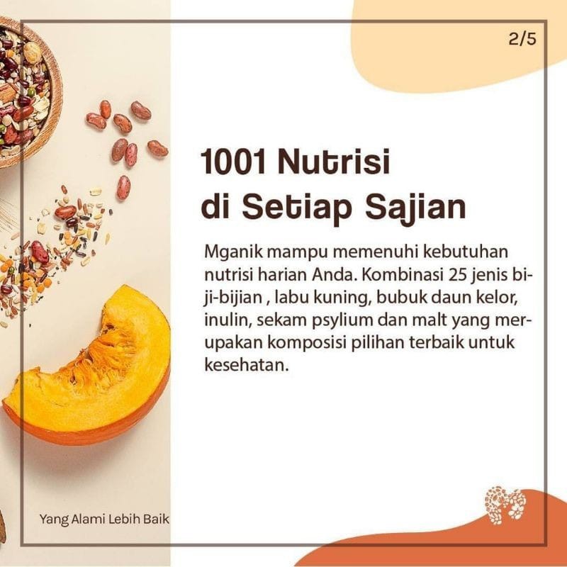 Mganik MultiGrain 3 Box 60 Sachet Free Shaker M ganik Multi Grain