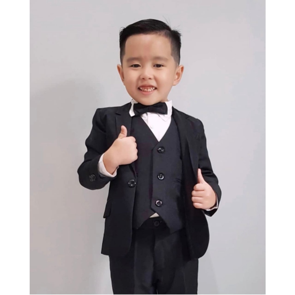 STELNIE Setelan Jas Rompi Anak Komplit dengan Kemeja Putih LOVELYKIDS_STORE