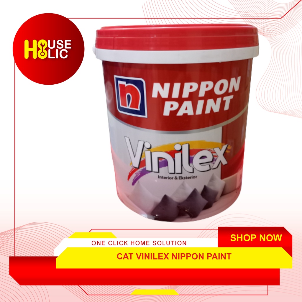 Cat Vinilex Nippon Paint 5 Kg Cat Tembok Dinding Interior Eksterior