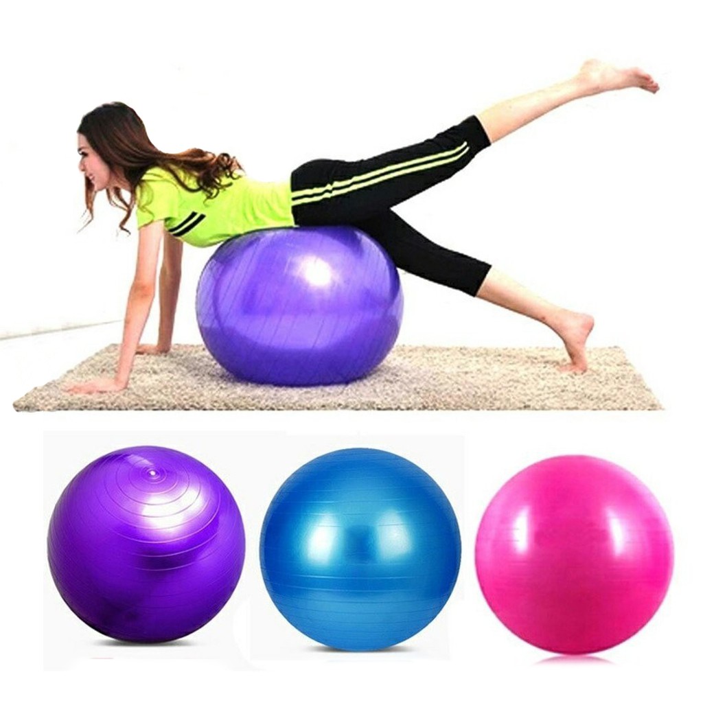 Yoga Gym Balls 65cm Bola Pilates Fitness Ball Senam Olahraga