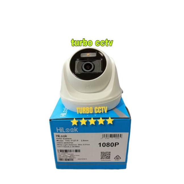 Kamera CCTV HDTVI Hilook Indoor 2MP THC-T127-P Colorvu