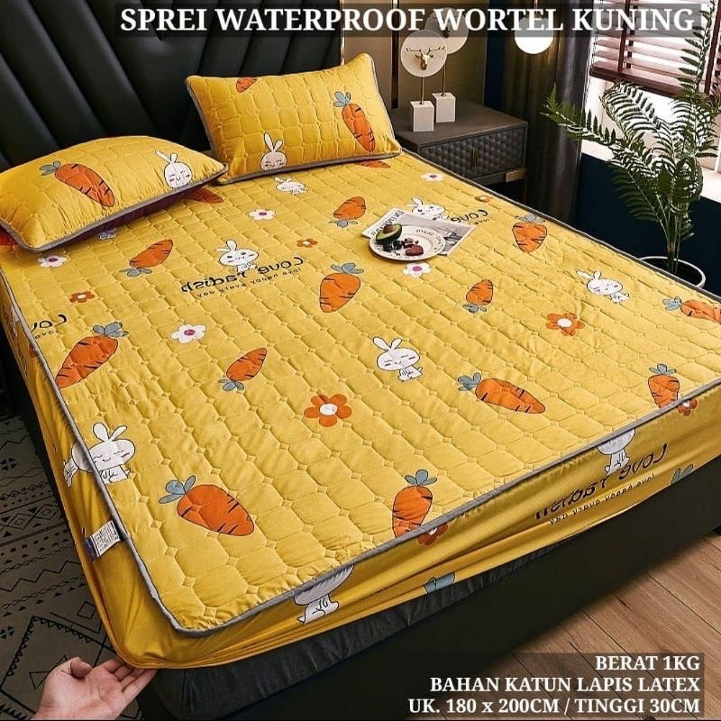 Sprei Waterproof 180x200 / Sprei Anti Ompol