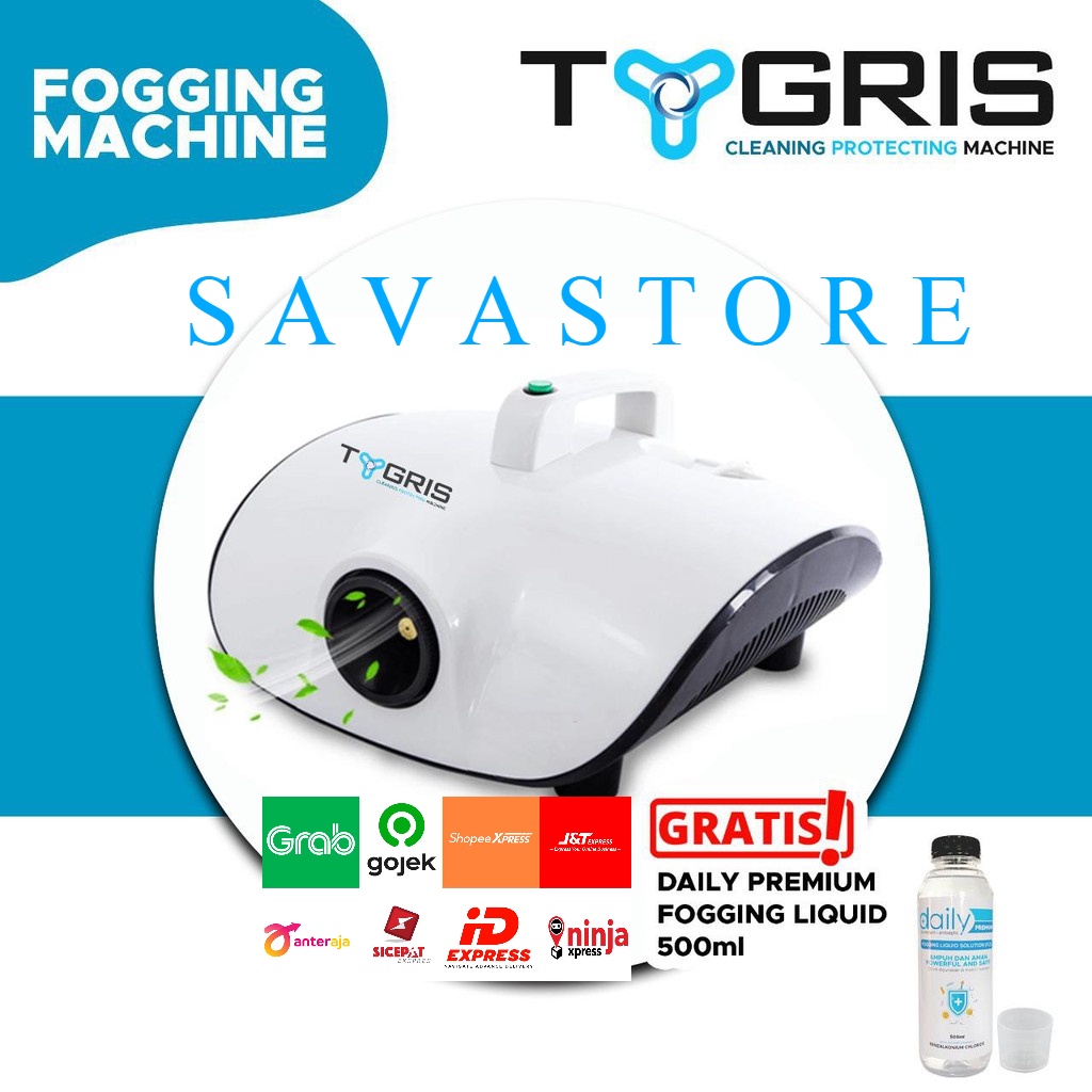 MESIN FOGGING TYGRIS ANTIVIRUS DAN BACTERIA FREE 500ML DESINFEKTAN FOGGING ASAP / FOGGING MACHINE