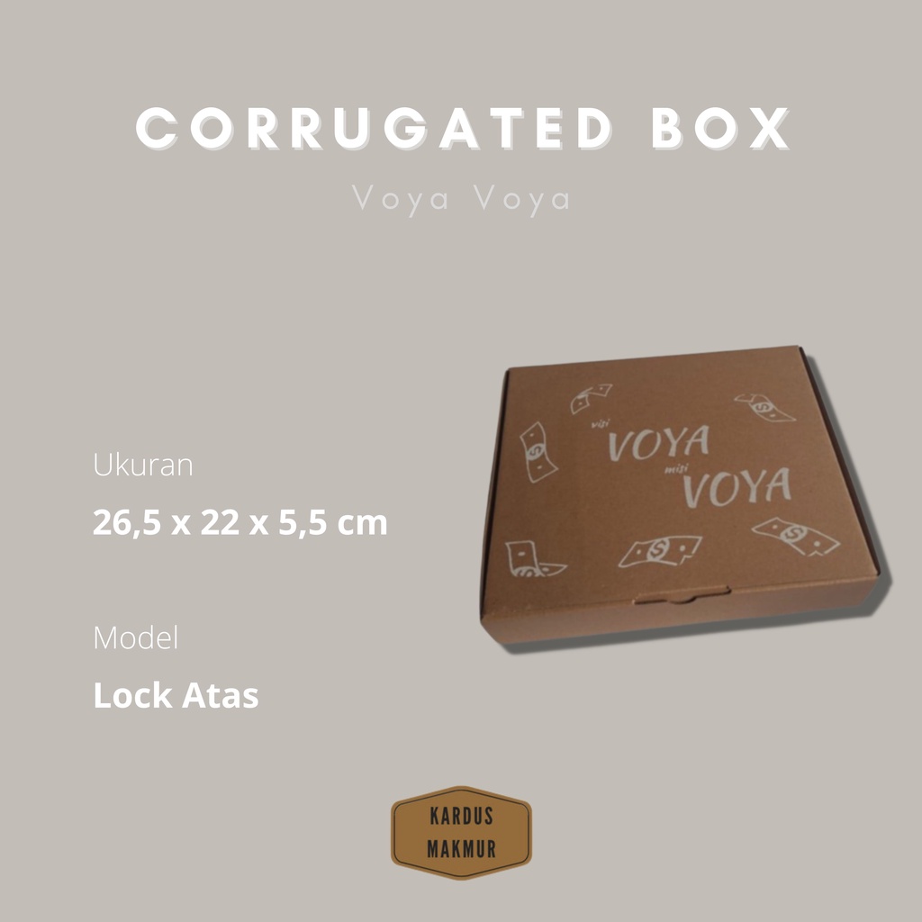 

Kotak kado unik tulisan "Visi Foya Misi Foya" untuk hadiah sahabat / sobat karib