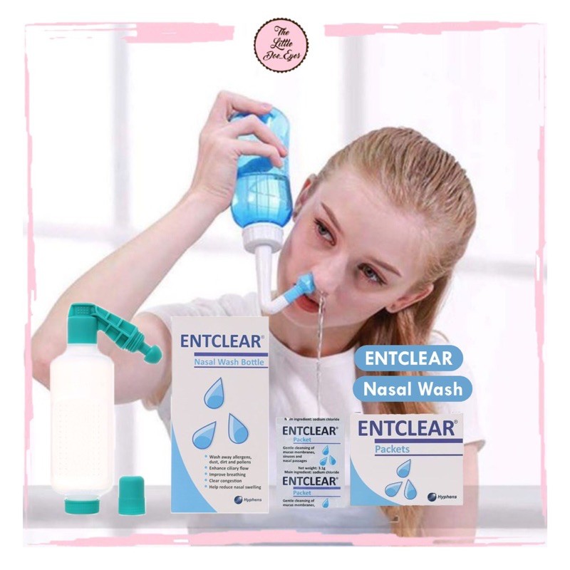 [READY] Entclear Nasal Wash Bottle / Packets / Entclear Cuci Hidung