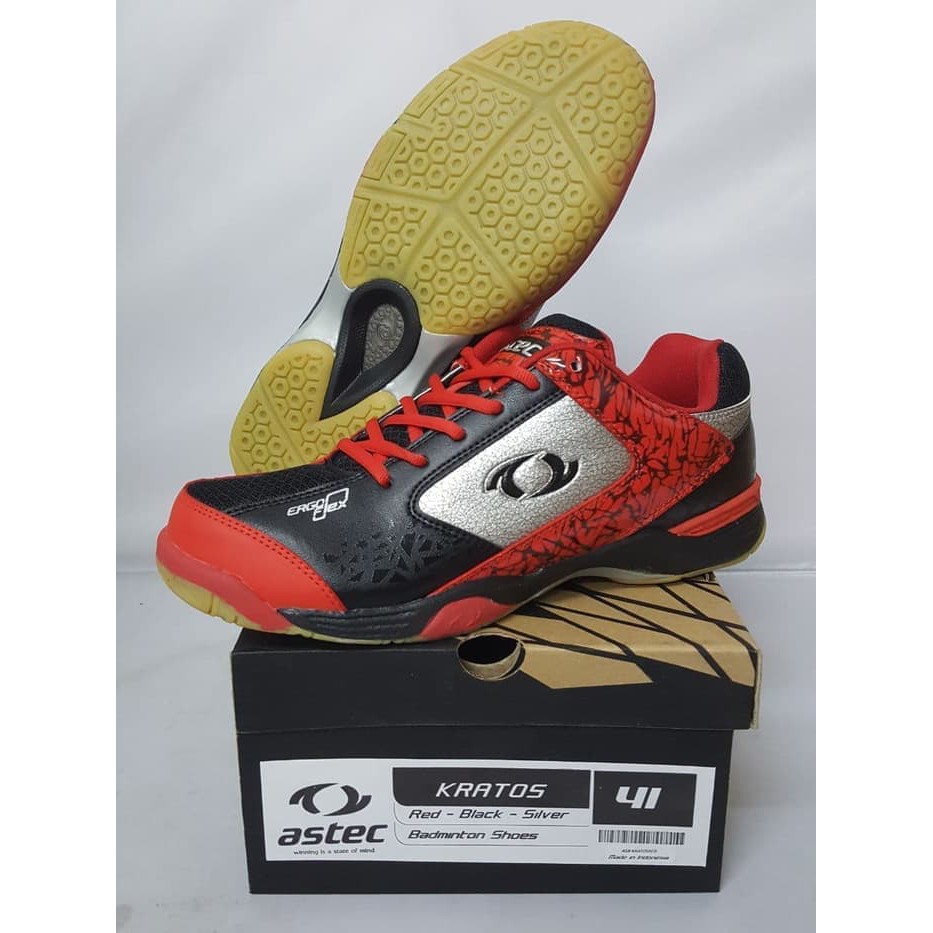 Sepatu Badminton - Astec Kratos - Original - Biru- 43