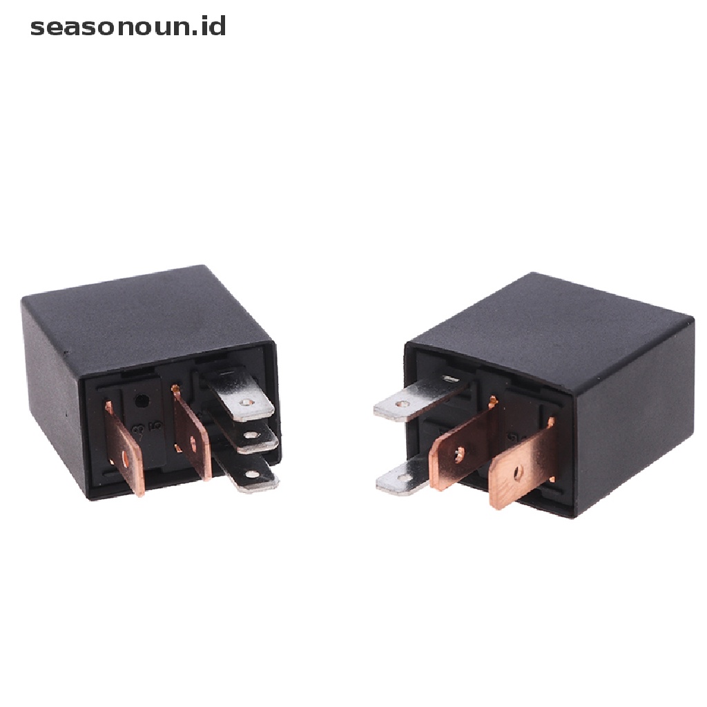 【seasonoun】 DC 12V 24V 40A Rated Current 1NO 1NC SPDT 4/5 Pins Car Automotive Alarm Relay .