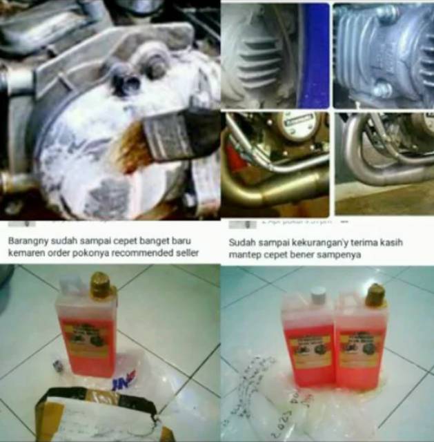 pembersih blok mesin / pembersih mesin / pembersih karat / pembersih kerak isi 1000ml 1Liter