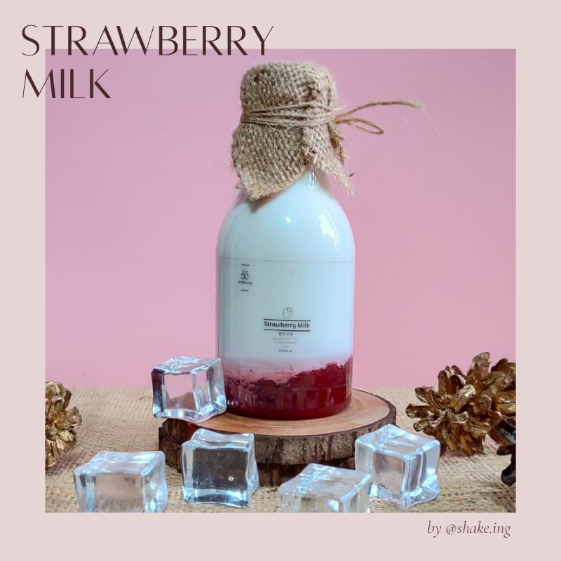 

Korean Strawberry Milk