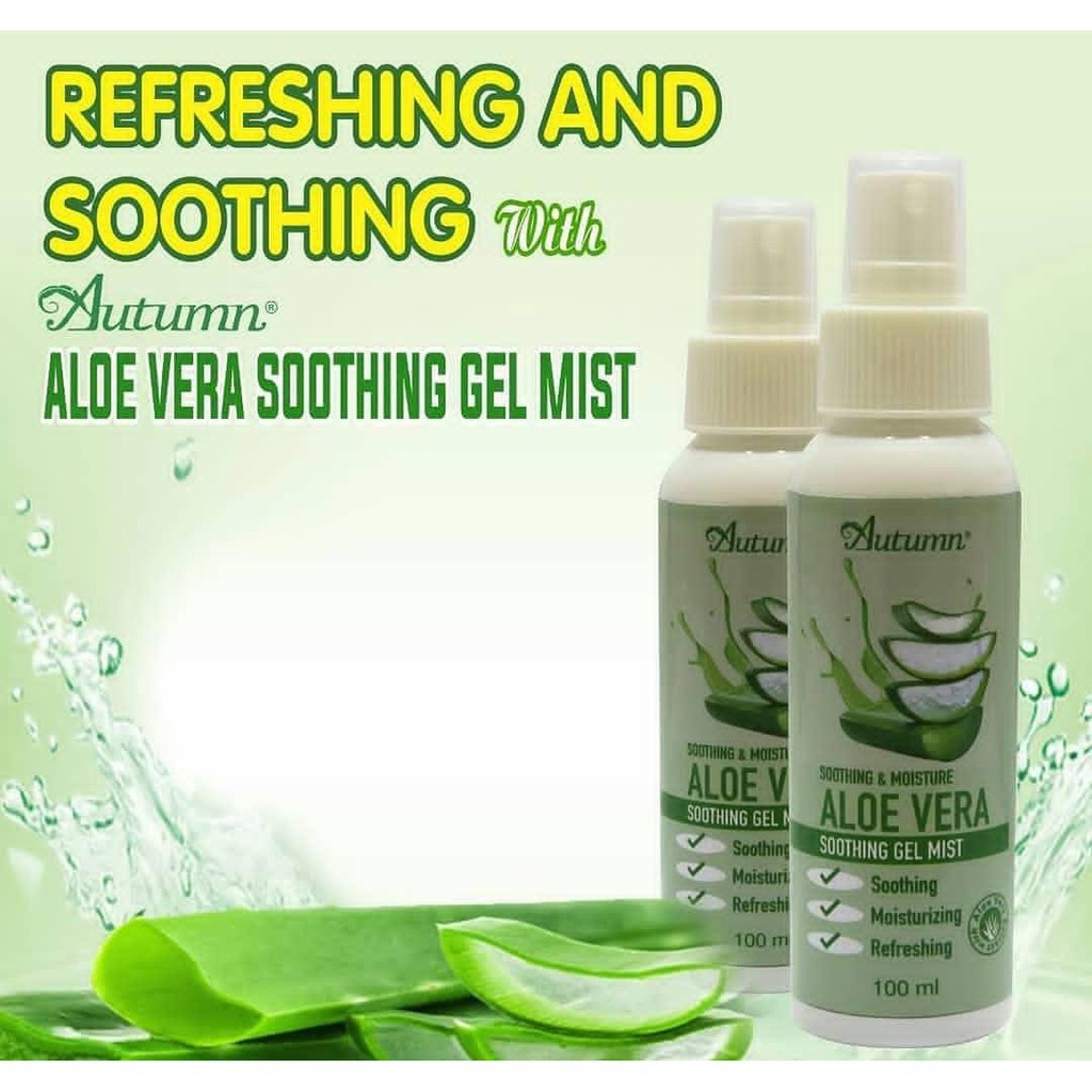 [BPOM] Autumn Soothing & Moisture Aloe Vera Soothing Gel Mist / Spray Wajah Aloe Vera