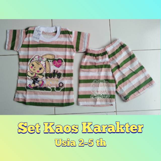 Set Kaos Karakter (usia 2-5 th)