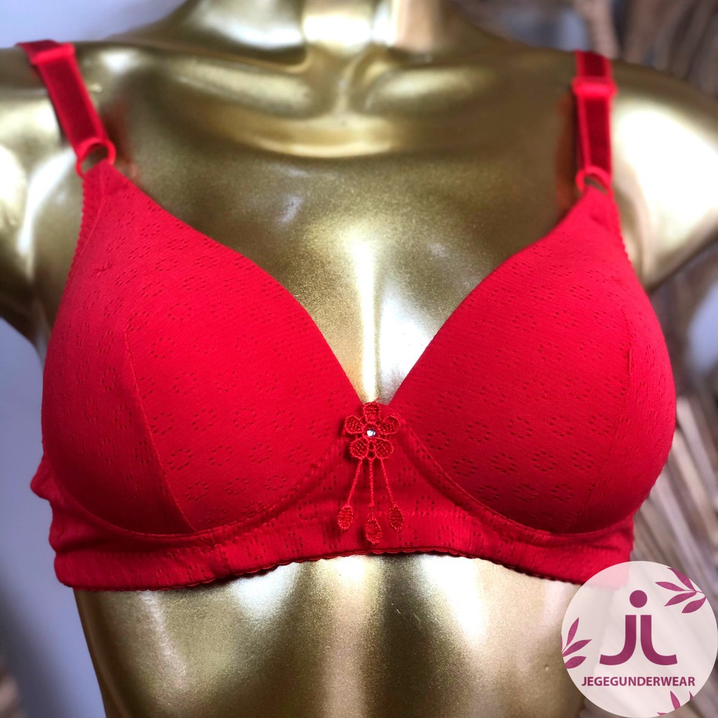 JEGEG UNDERWEAR Flowery Cotton Bra