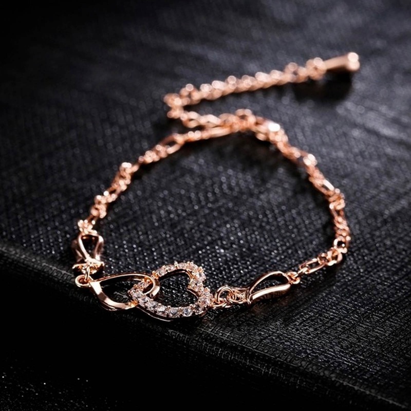 Gelang Tangan Sterling Silver 925 Dengan Kristal Zircon Untuk Wanita / Pernikahan