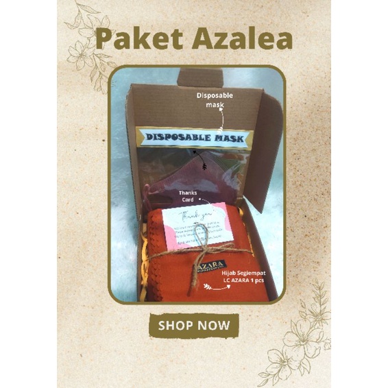

Hampers Azalea hijab hampers gift box cewek aesthetic kado ulang tahun pacar