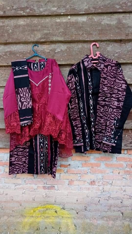 Adifa Couple - Sania Ruffle Batik Couple Ori Ndoro Jowi Dnt Garansi Termurah Shopee