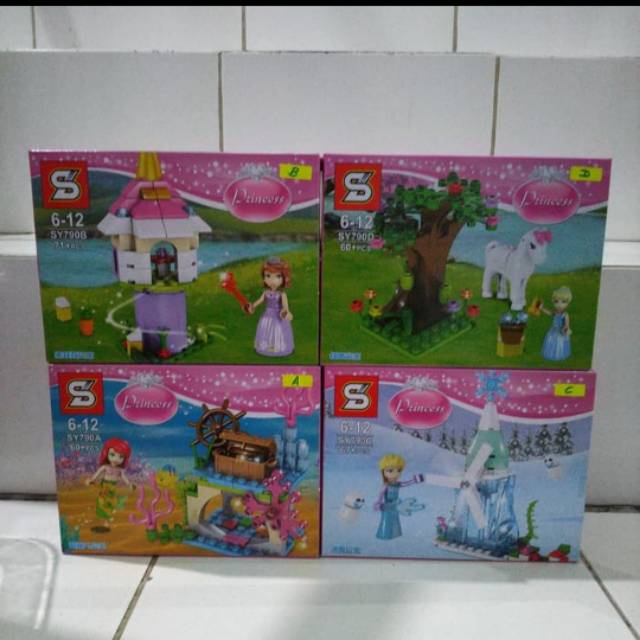 Lego princess mainan hobby anak perempuan