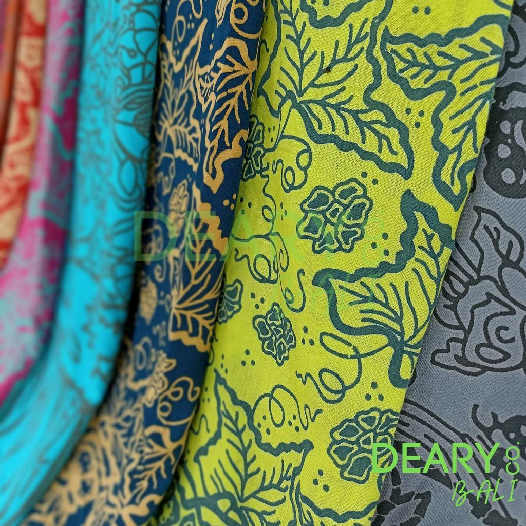 KAIN SARUNG PANTAI BALI LEBIH TEBAL MOTIF DI STAMP BAHAN RAYON