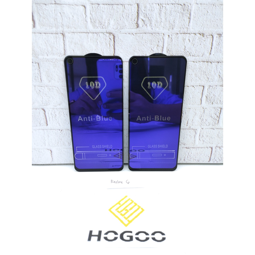 Tempered Glass 10D Anti Blue Anti Radiasi REALME C1/C2/C11/C17/5/6/6PRO/7/7PRO/C20