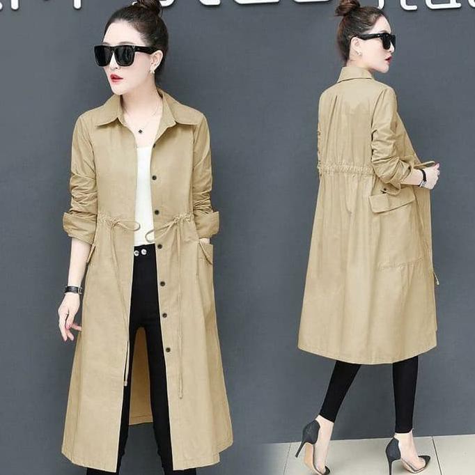 ~ TRUSTED SELLER CARDIGAN WANITA KOREA~ LONG CARDY YOLLA COKSU OUTWEAR 0153 SKM MURAH